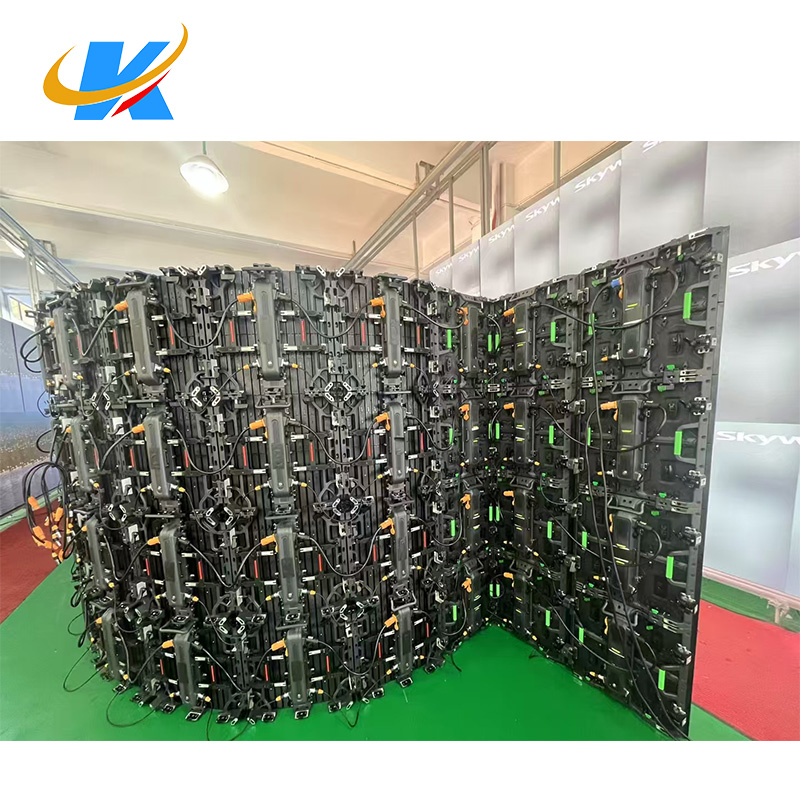 Curved Soft Rental LED Screen 500X500 Flexible LED Display Video Wall Panels