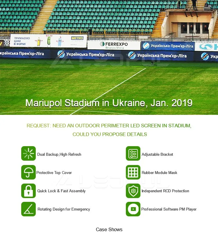 Sports Stadium LED Advertising Display