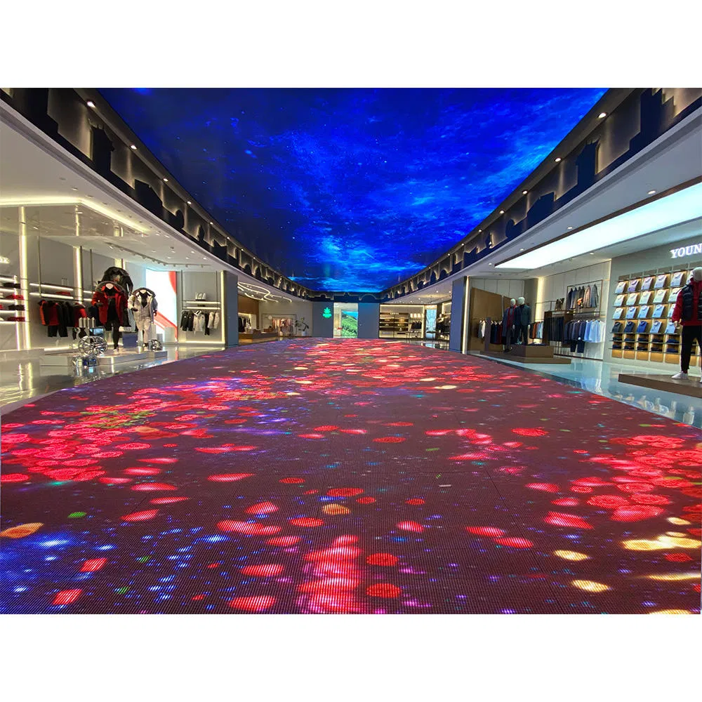 Interactive Dance Floor Tile LED Screen Display Programmable DJ Booth Bar for Events