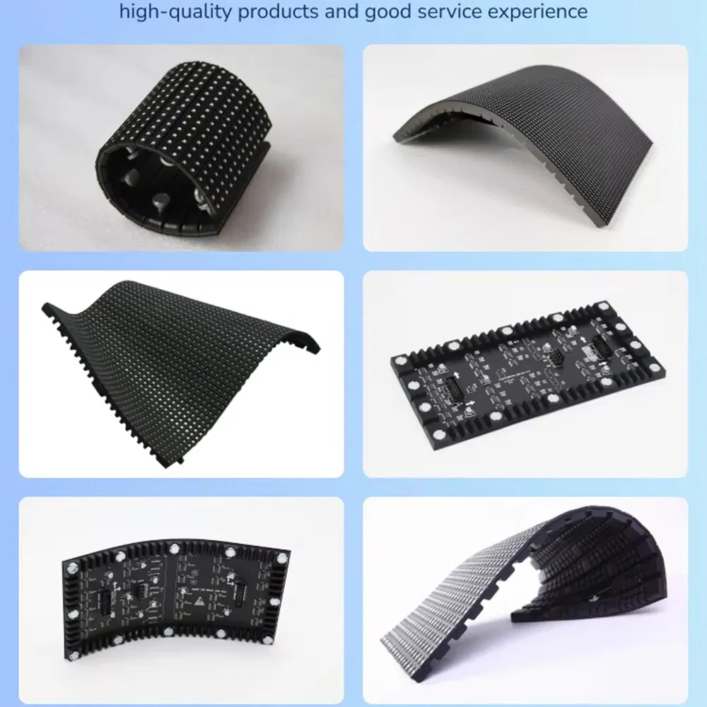 Wholesale Multifunction Flexible Curved Circular Shaped Advertising Outdoor LED Display