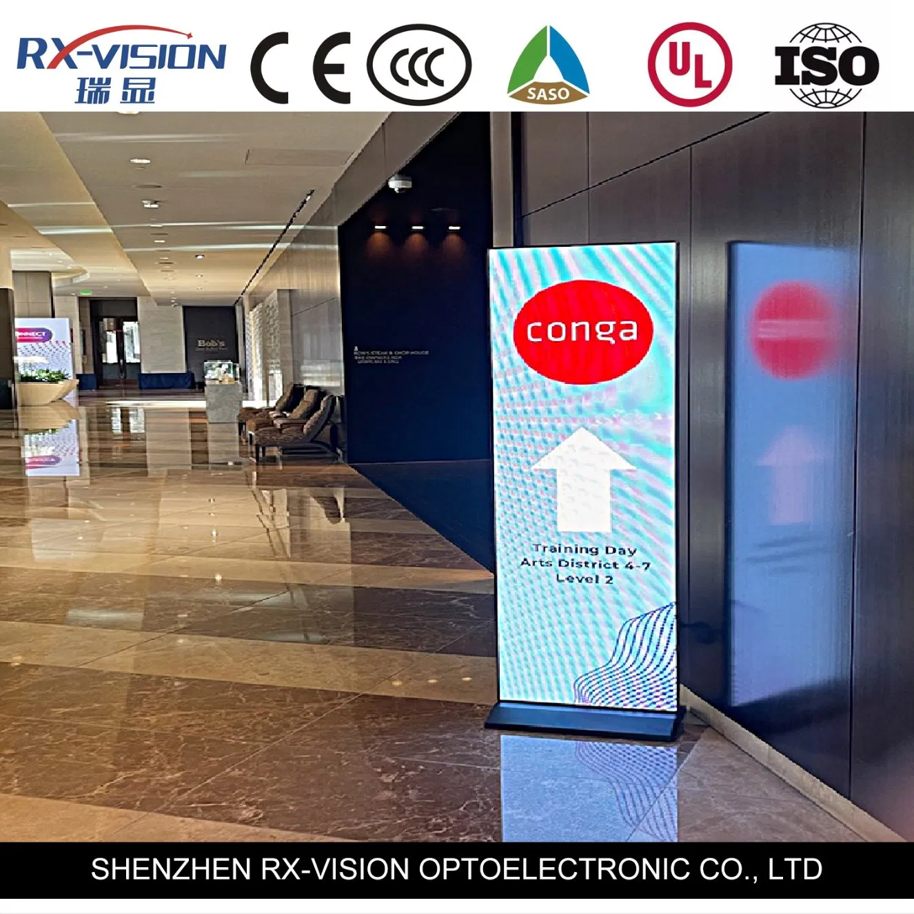 Hot Sale High Resolution P2.0 P2.5 P3.076 High Brightness Digital Poster Indoor LED Display