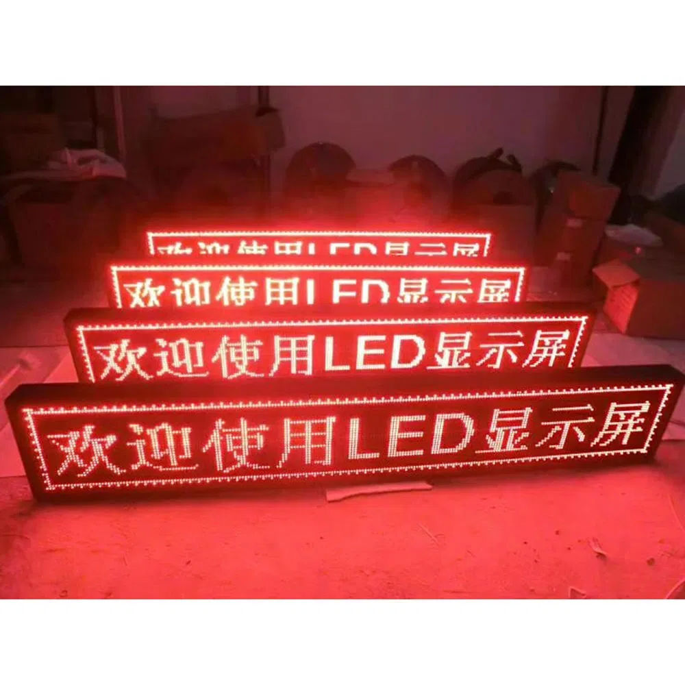 P10 Red Live Background Electronic Screen Stage Outdoor Display Wireless LED Moving Message Text Display Module