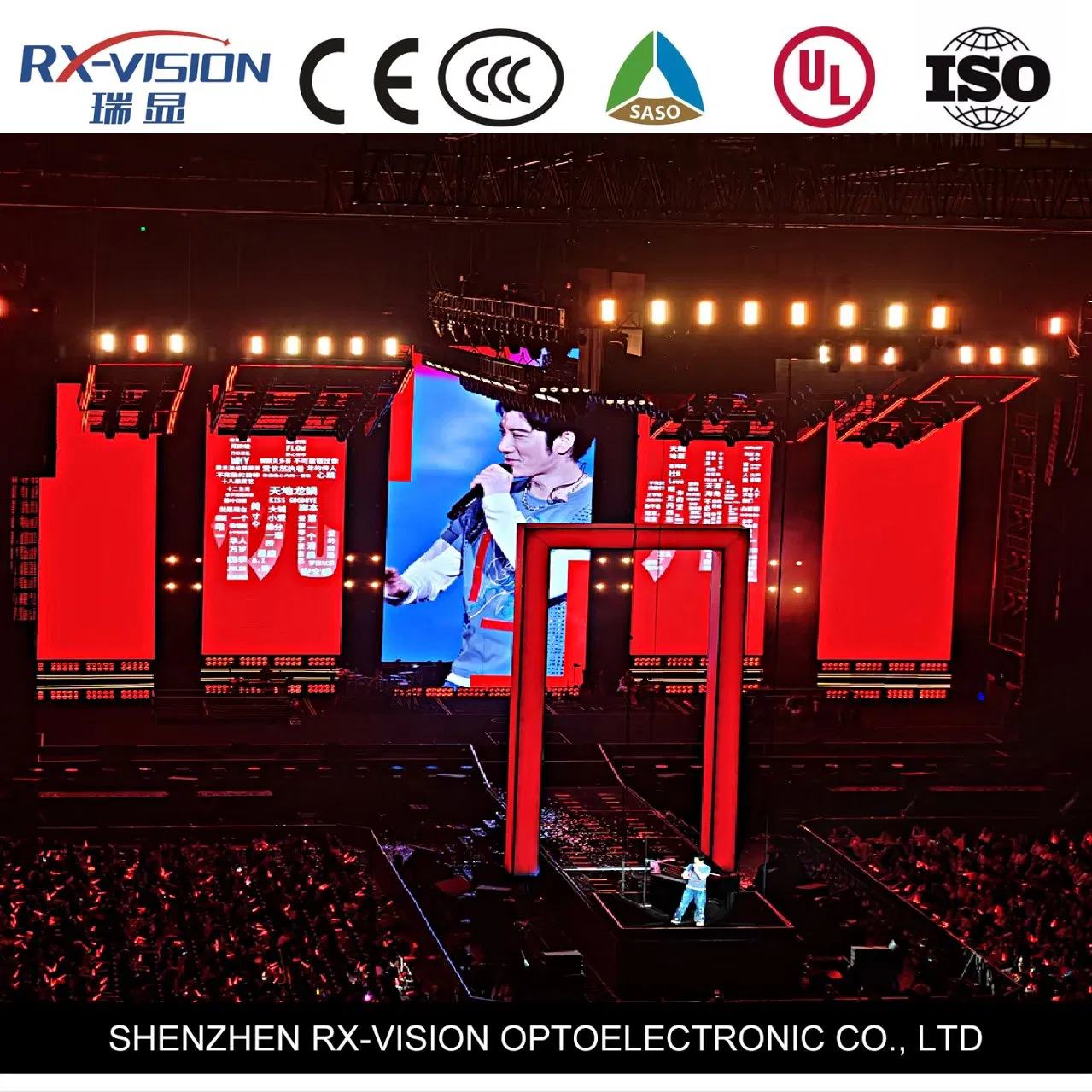 Rental Indoor P2.97 500*1000 LED Video Wall for Stage Rental LED Dispay Screen