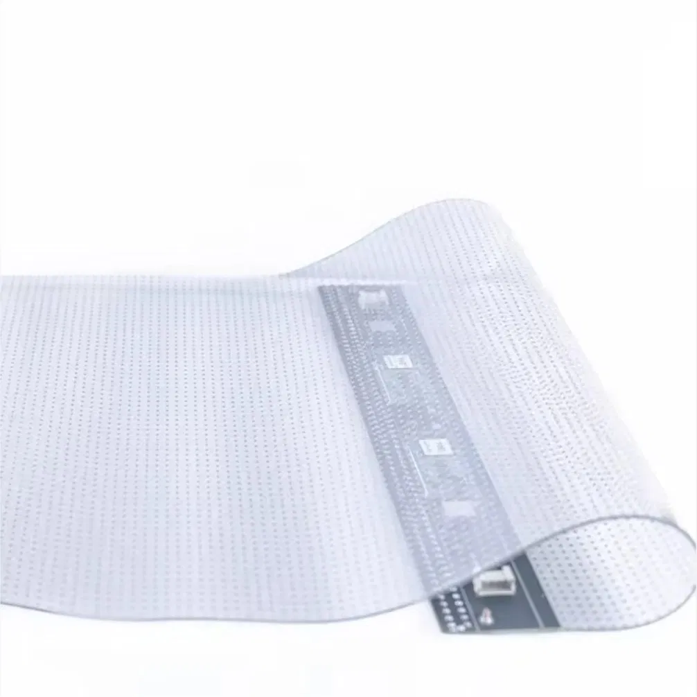 Energy-Saving P30 Transparent LED Screen for Glass Wall Installations