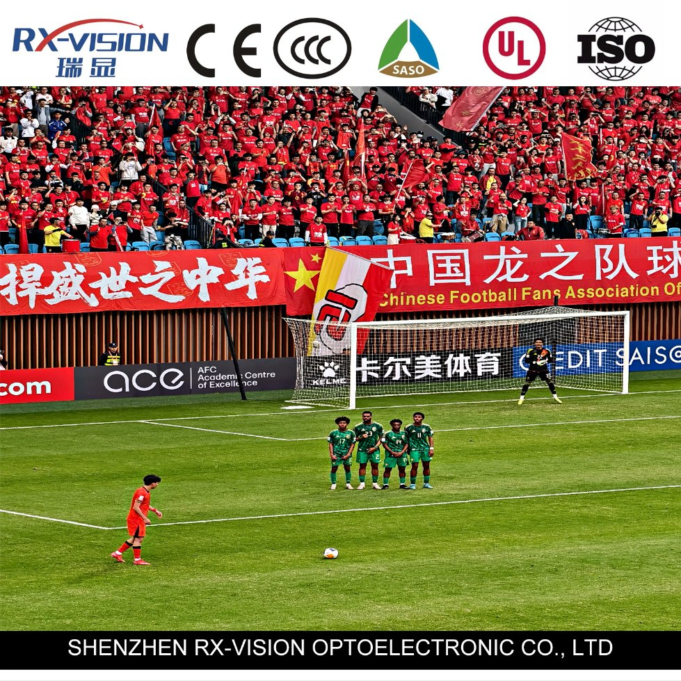 Outdoor Waterproof P6.25 LED Advertising Sports Football Perimeter Stadium LED Display Screen