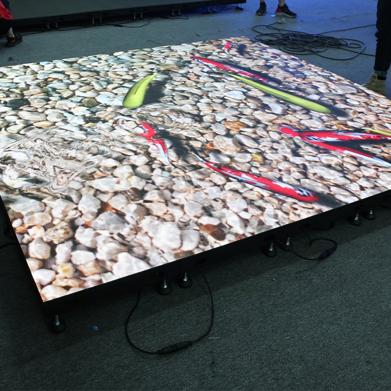 P 3.91 Ground Dancing Rental Show Dance 3D Video Indoor Interactive Floor Tile LED Display Screen