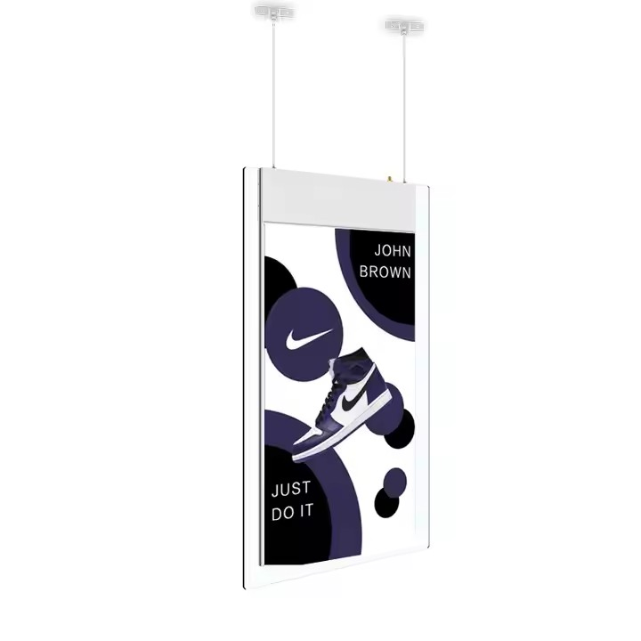 Indoor Wall Mount LCD Monitor Commercial Elevator Advertising Display Screen Smart TV Digital Signage Double Side Advertising LED Display