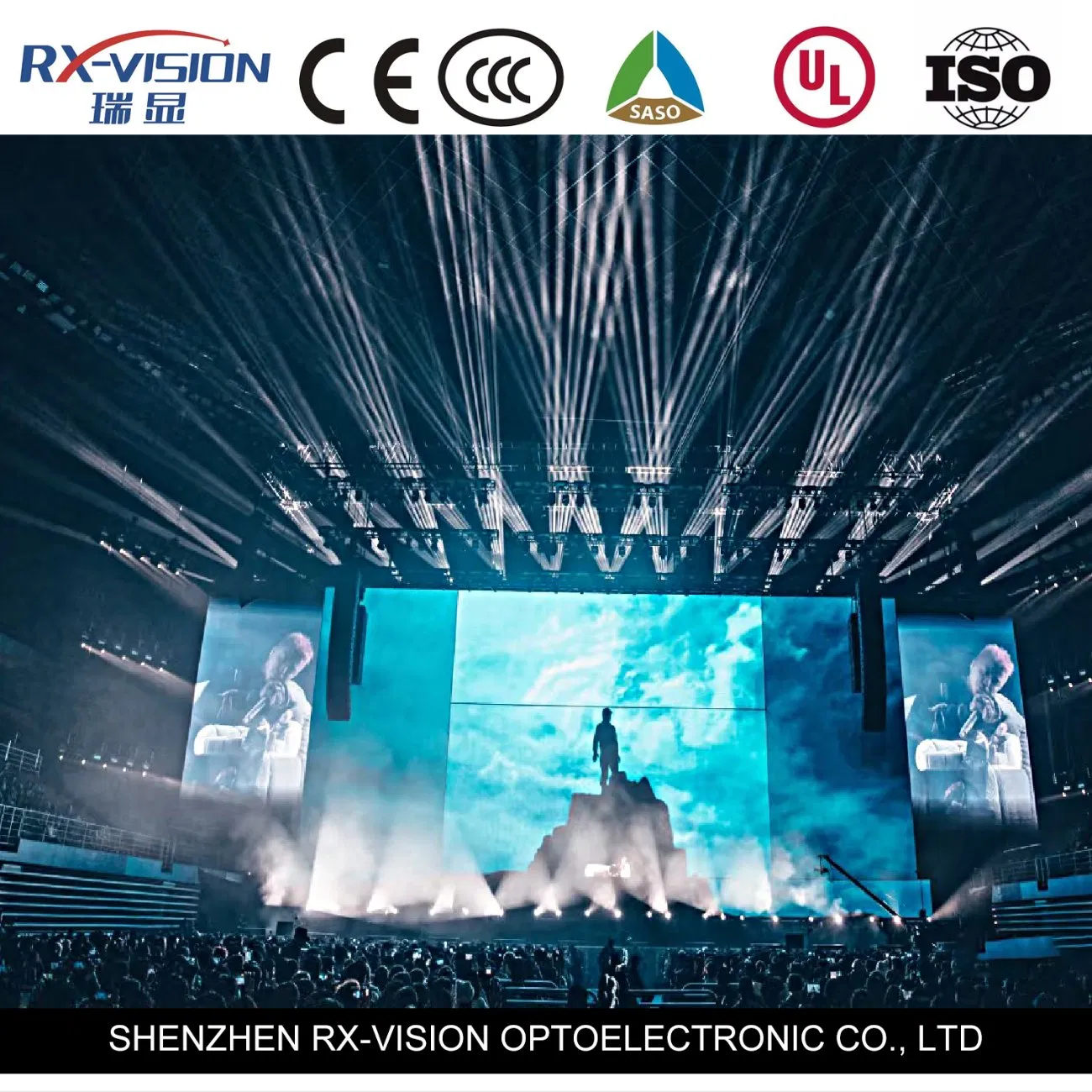 Rental Indoor P2.97 500*1000 LED Video Wall for Stage Rental LED Dispay Screen