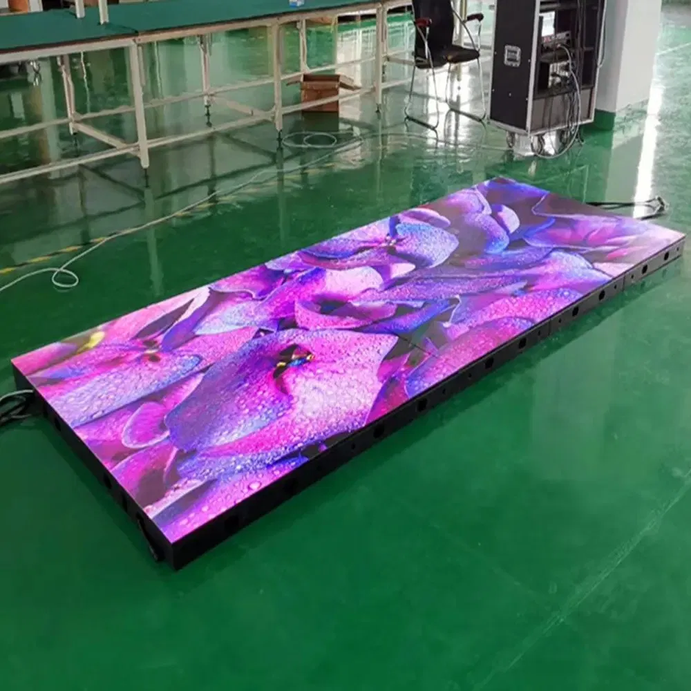 500X500mm Interactive LED Dance Floor Panels Stage Rental Display P3.91 Indoor Outdoor LED Floor Tile Screen