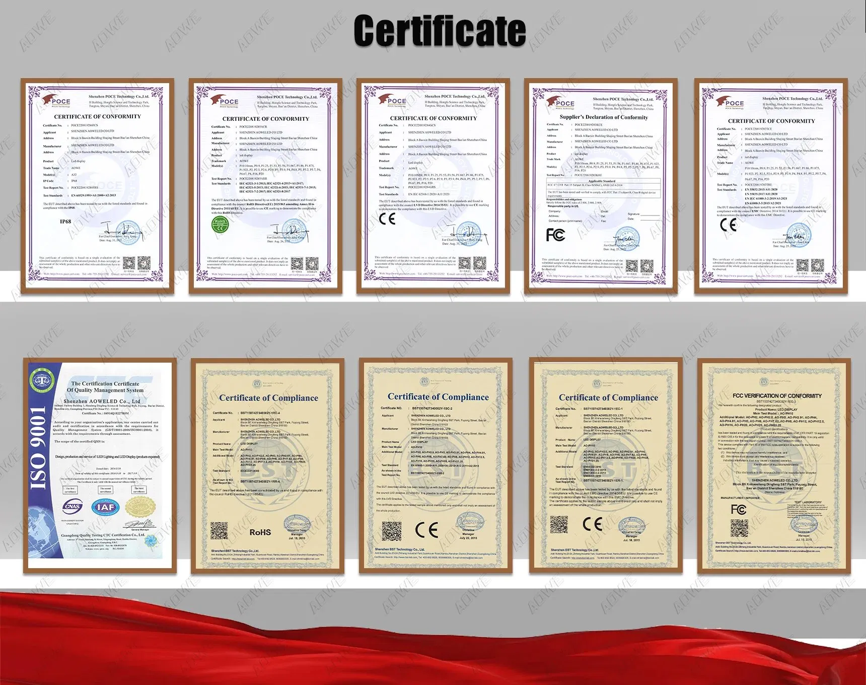 Indoor Pixel Pitch COB P0.93 P1.2 LED Video Wall 600X337.5mm 4K Ultra-Thin Seamless Splicing LED Display Screen