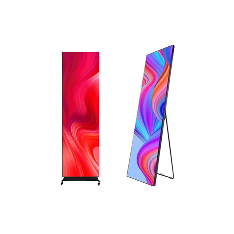 P2 Small Pixel Pitch HD Slim Widescreen Kiosk Scrolling Poster Indoor LED Panel Display for Shop Marketing Standee Advertising