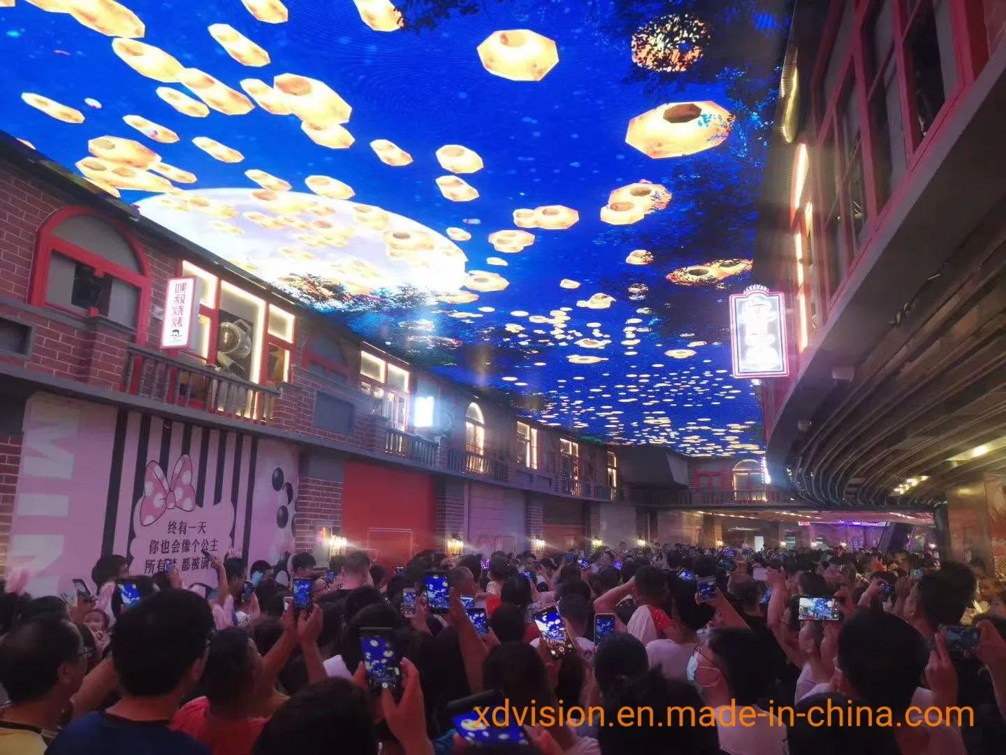 Indoor RGB SMD Full Color Commercial Use Ceiling Floor Sky View LED Display