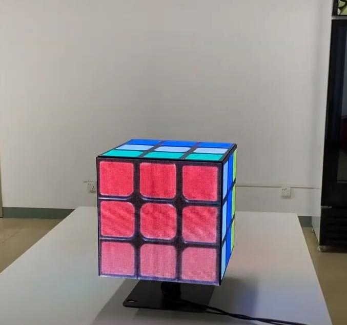 P3 Indoor Outdoor Full Color Video Wall RGB Waterproof IP67 Magic Cube LED Display Magic Hexahedron LED Screen Panel