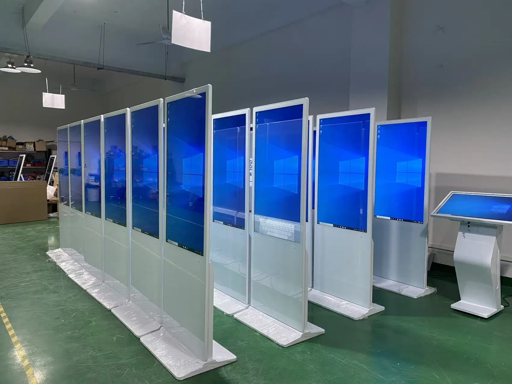 Indoor Digital Signage Display Advertising LCD Touch Screen 43 49 55 65 Inch Commercial Screen Floor Standing Kiosk