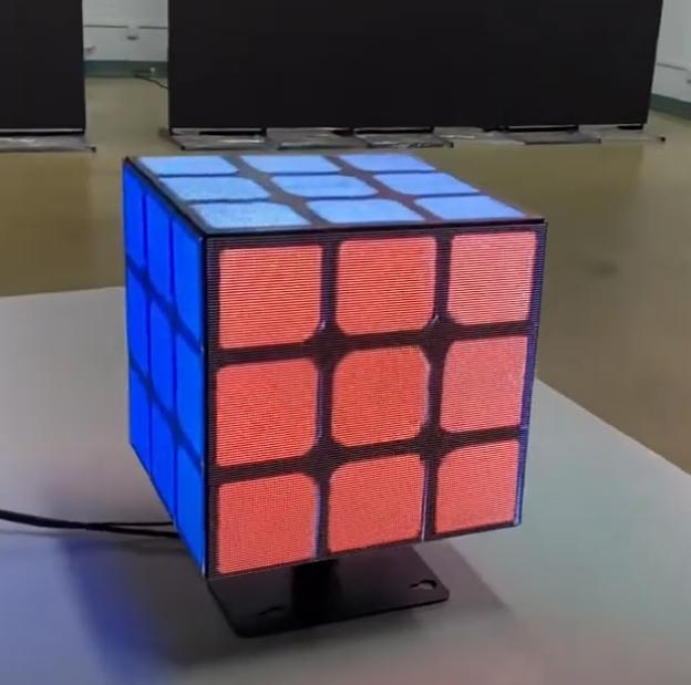 P3 Indoor Outdoor Full Color Video Wall RGB Waterproof IP67 Magic Cube LED Display Magic Hexahedron LED Screen Panel