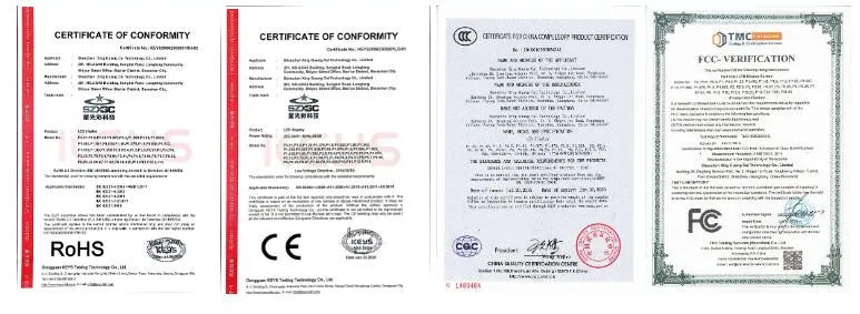 LED Display Certifications