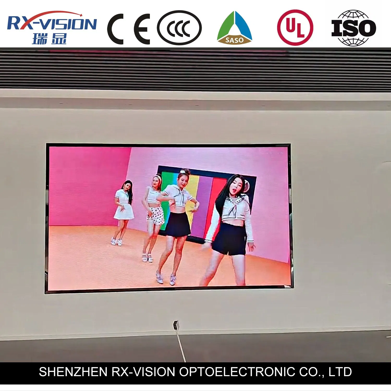 Indoor Fixed Small Pixel Pitch P1.95 P2.5 Seamless LED Wall Full Color Video Display Screen Panels