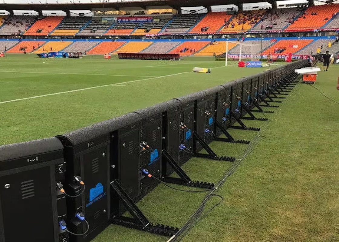 P10 P8 P5 Digital Stadium LED Screen Waterproof Stadium Perimeter LED Display Sport Event Advertising