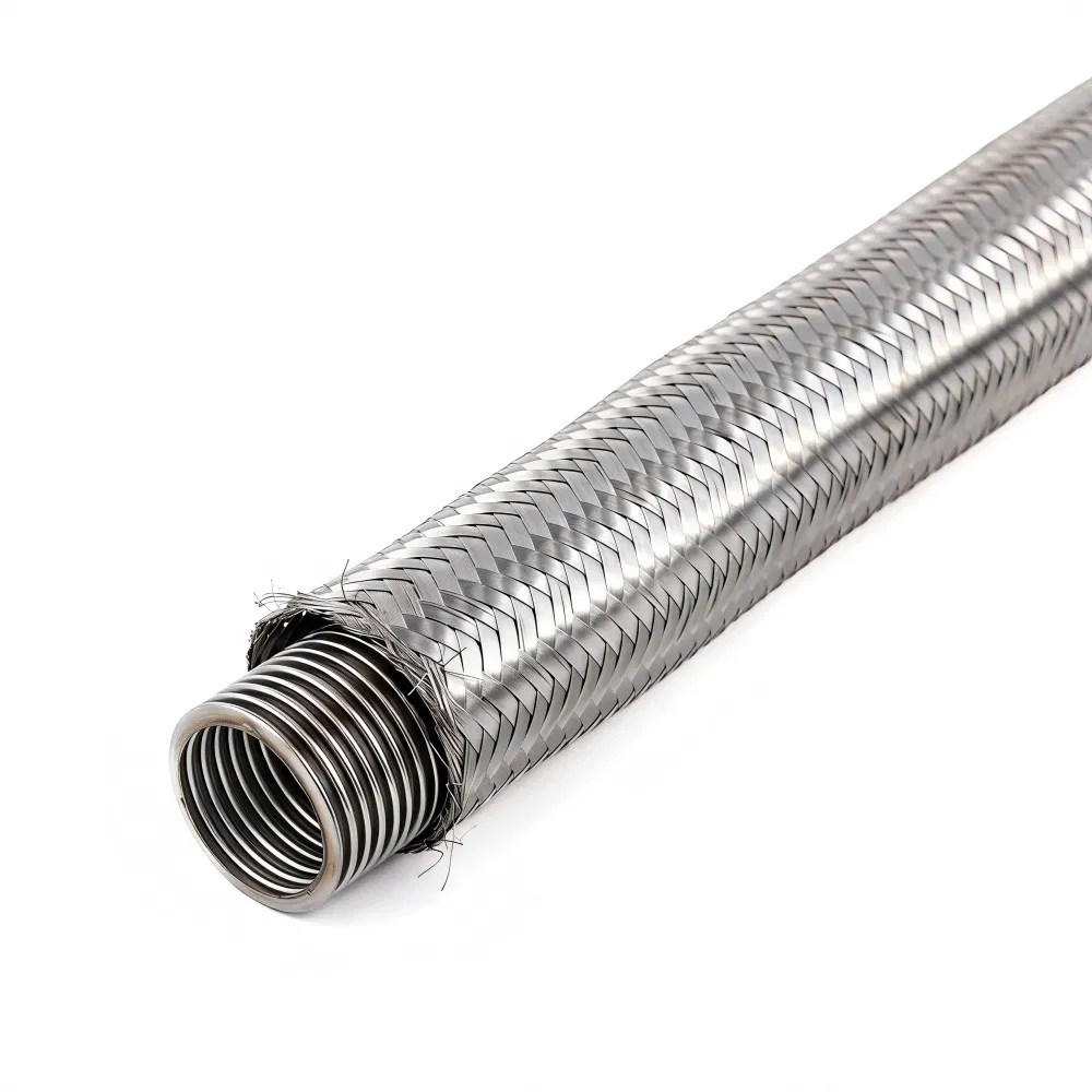 Wire Braided High Pressure Resistant 304/321/316L Stainless Steel Corrugated Flexible Metal Hose/Pipe/Tube for Industrial Pipeline System