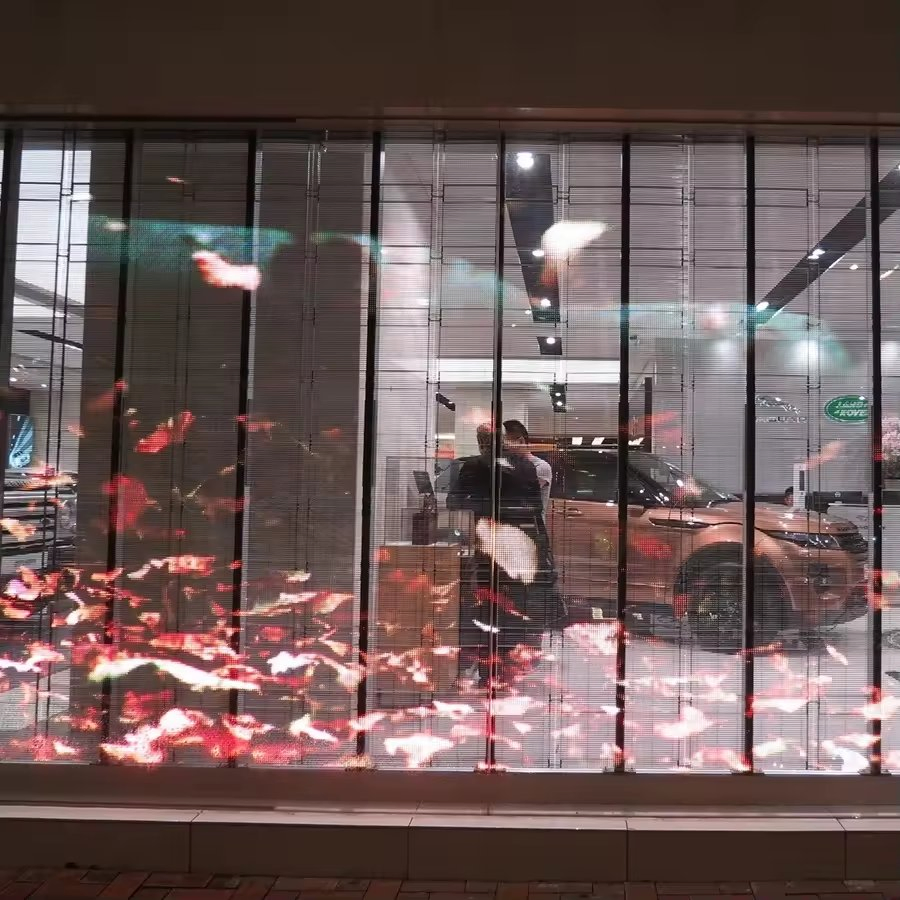 LED Screen Flexible Transparent LED Soft Film Outdoor Transparent LED Display