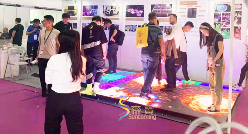 Newest P6.25 HD Interactive Kids Game LED Screen Video Dance Floor Tile Display