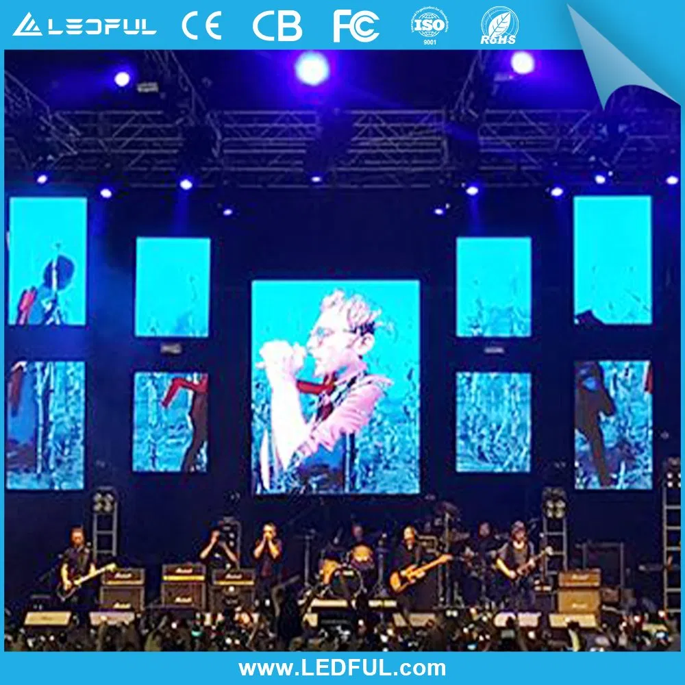 P2 P3 P3.91 P4 P4.81 P5 P6 P10 mm High HD Stage Advertising Full Color Rental Panel Indoor Wall Video Outdoor LED Display Screen