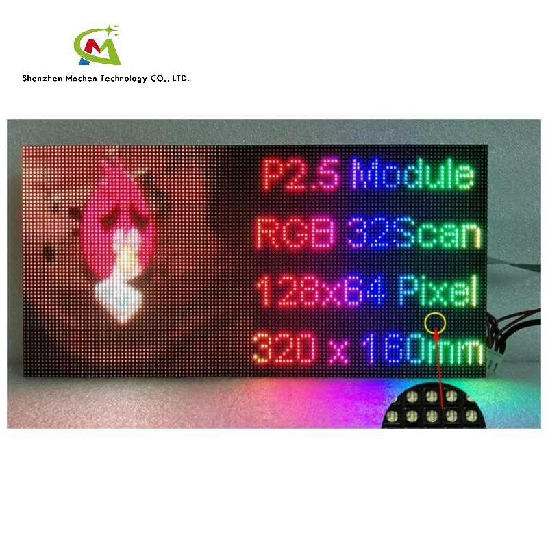 Small Pixel Pitch High Refresh Rate 320*160mm Video HD Indoor LED Screen Display Video Wall P1.25 P1.8 P2 P2.5 LED Module
