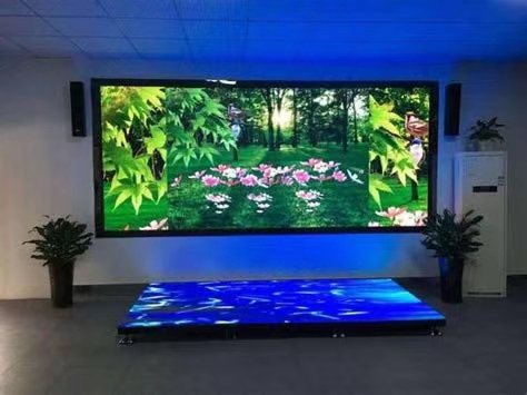 P3.91 Indoor Stage Rental Hanging Curved LED Video Wall LED Screen Display