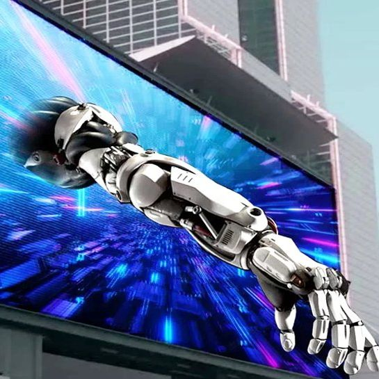 Outdoor Naked-Eye 3D LED Display Screen High Resolution Advertising Billboard with High Brightness Waterproof LED Video Wall