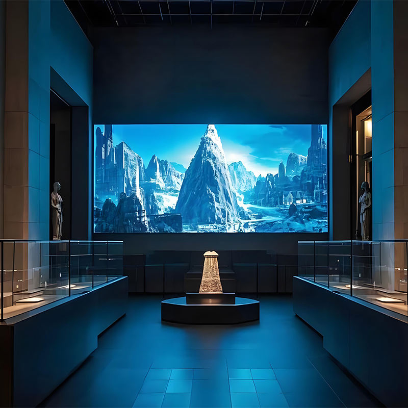 600X337.5 Indoor COB LED Display Screen P0.93 High Density Screen Panel 16: 9 HD Full Color Church LED Video Wall