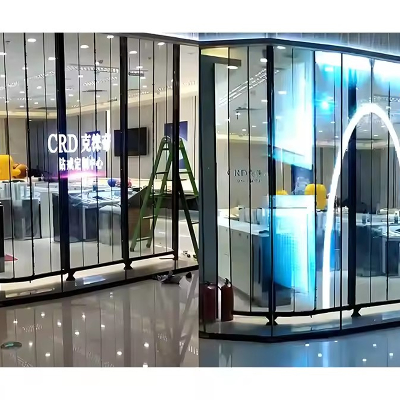 Transparent LED Display Indoor P3.91 P7.8 Shop Window Glass Flexible LED Screen