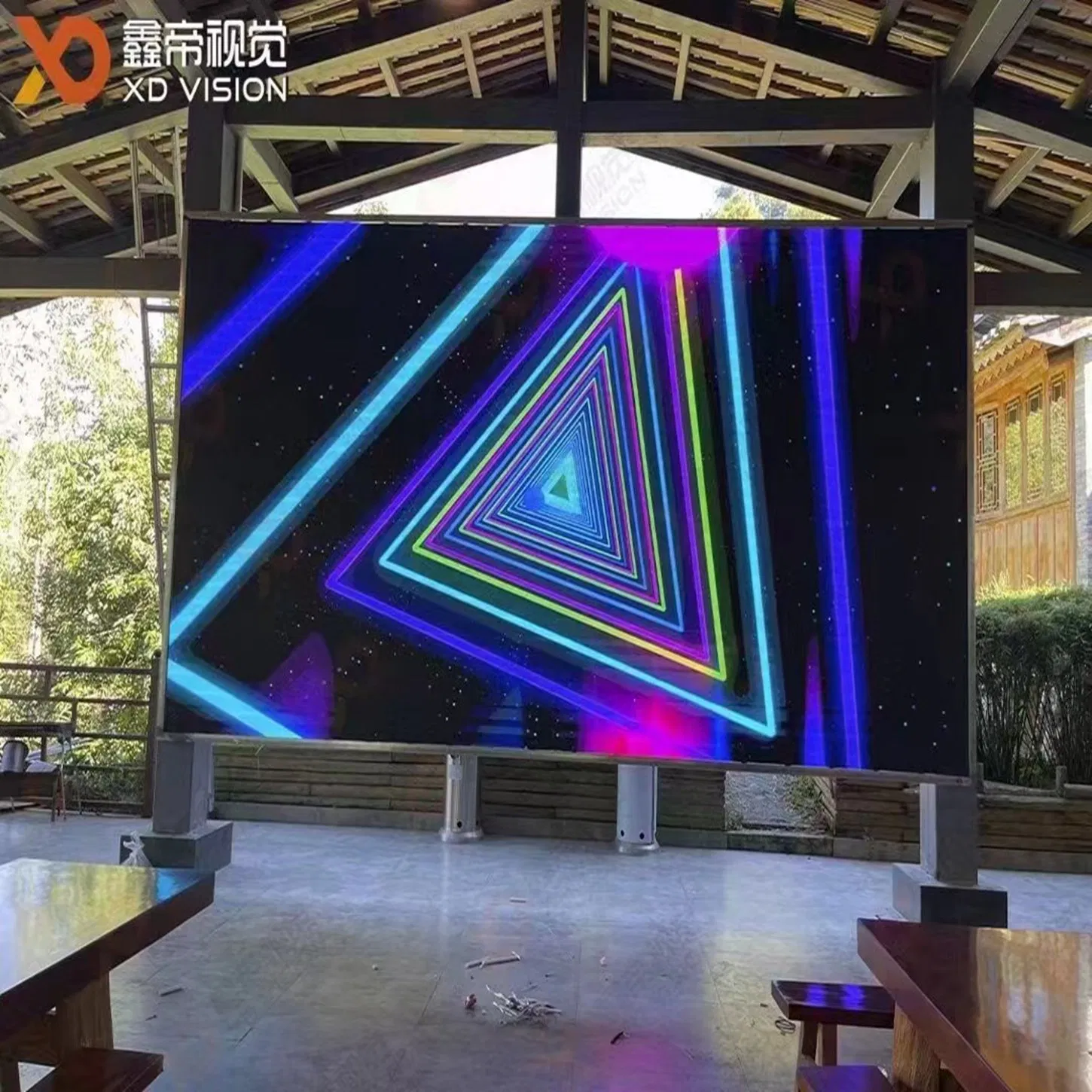 P2.1 Outdoor Stage Rental LED Screen Outdoor Rental Stage Background LED Display