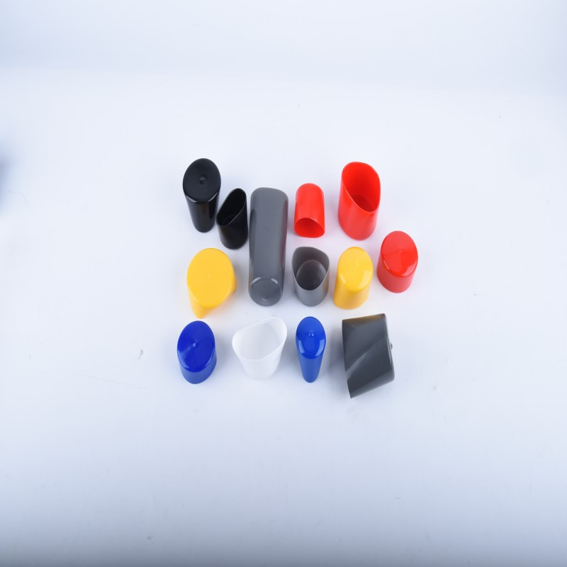 1, 2, 3, 4, 5, 6, 7, 8, 9, 10 Inch Protective Round Vinyl Dust Cap Flexible Rubber Tube Stud Bolt Thread Cap PVC End Cap for Pipe