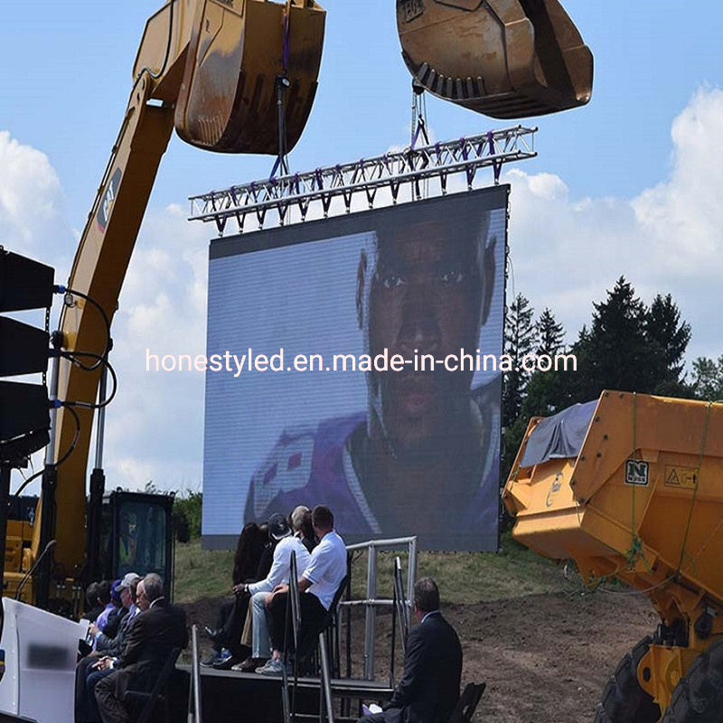 New Arrival Outdoor P2 P2.5 P3 P3.91 P4 P4.81 P5 P6 P10 Waterproof Aluminum Cabinet Full Color Advertising LED Video Wall