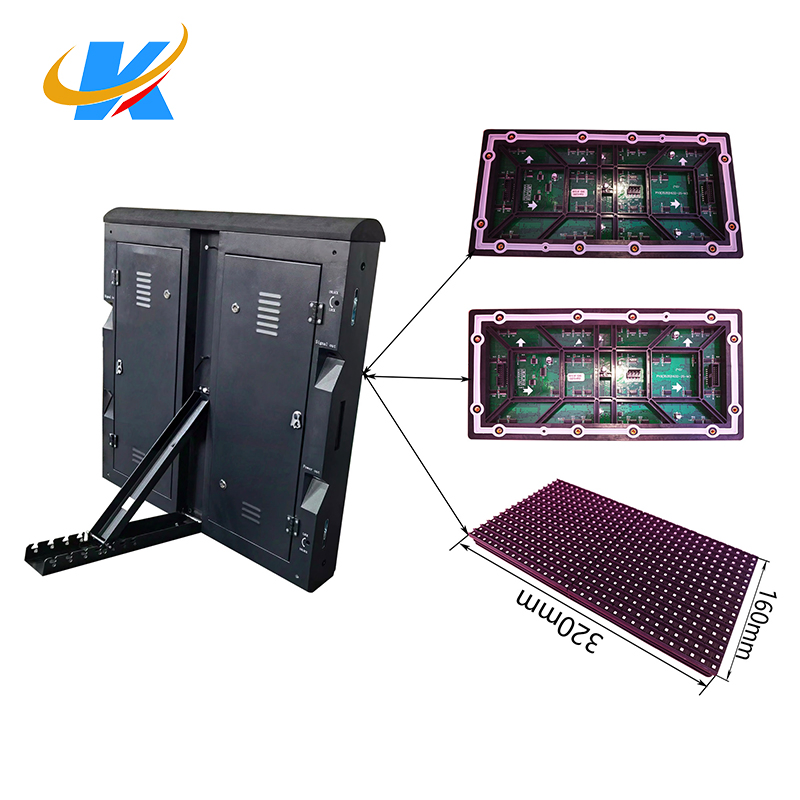 P4/P5/P6.67/P8/P10 Waterproof Anti-Collision Stadium LED Display Football/Basketball Advertising