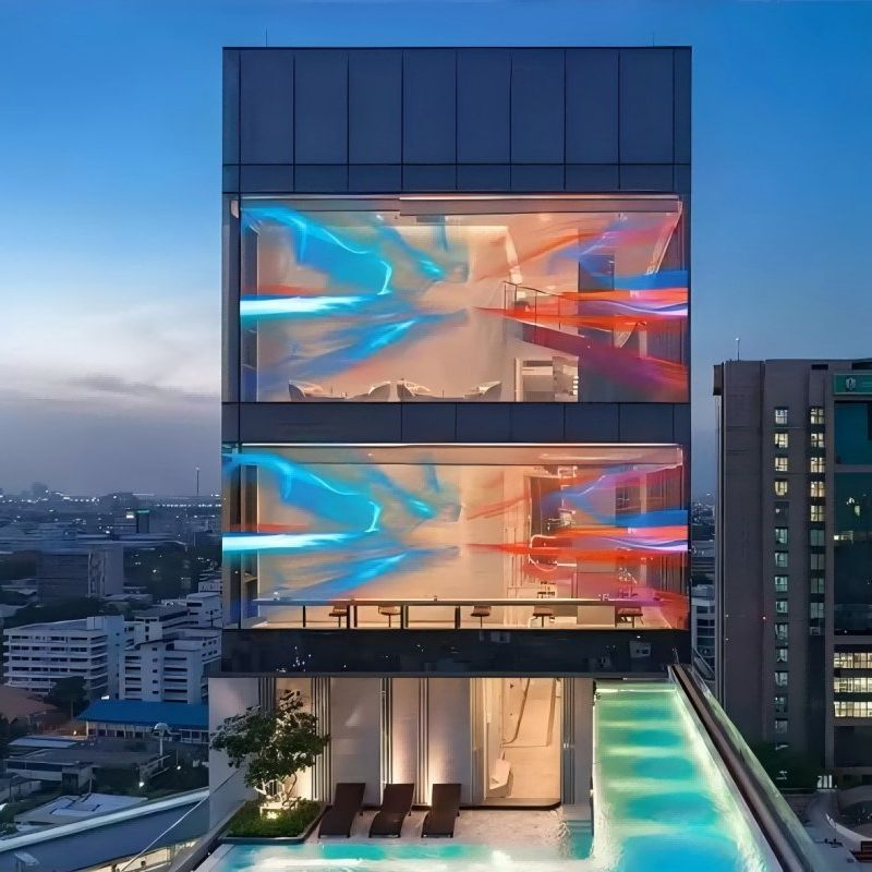 LED Screen Flexible Transparent LED Soft Film Outdoor Transparent LED Display