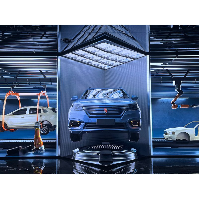 P2.6 Indoor Creative 3D Advertising Capacitive TV LED Video Wall Display for Front Service