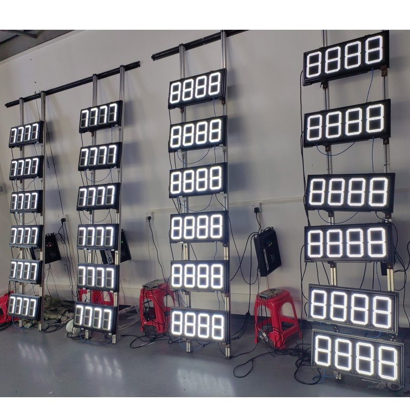 Customized LED Digital Signage and Displays for Oil Price Screen Gas Station Petrol Price LED Display
