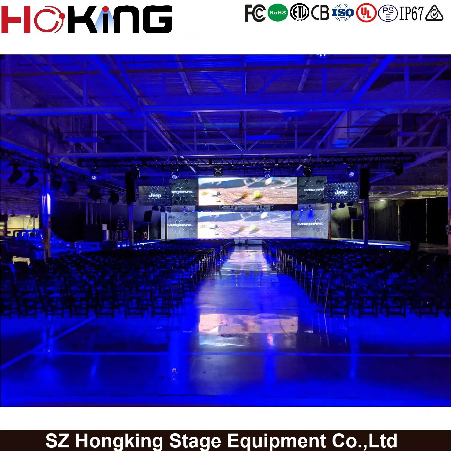 P1.953mm Indoor Stage Event Screen 7680Hz Rental Indoor LED Display Screen