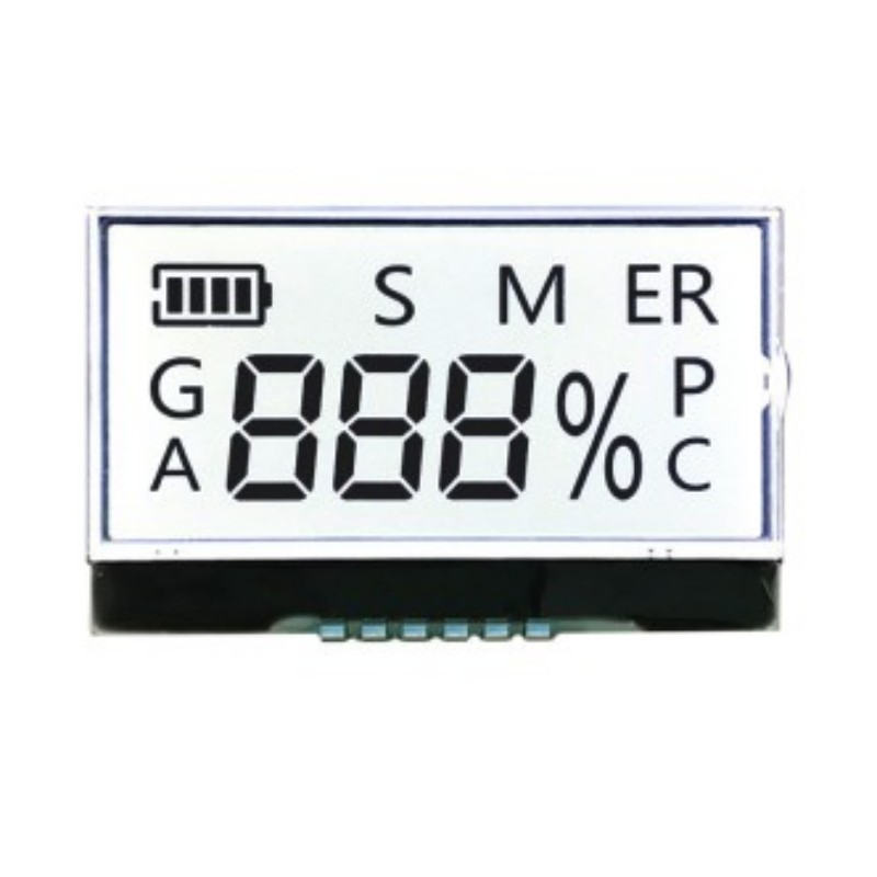 LCD Segment Display Monochrome 7seg Tn Module LED Backlight COB 8pin Industrial