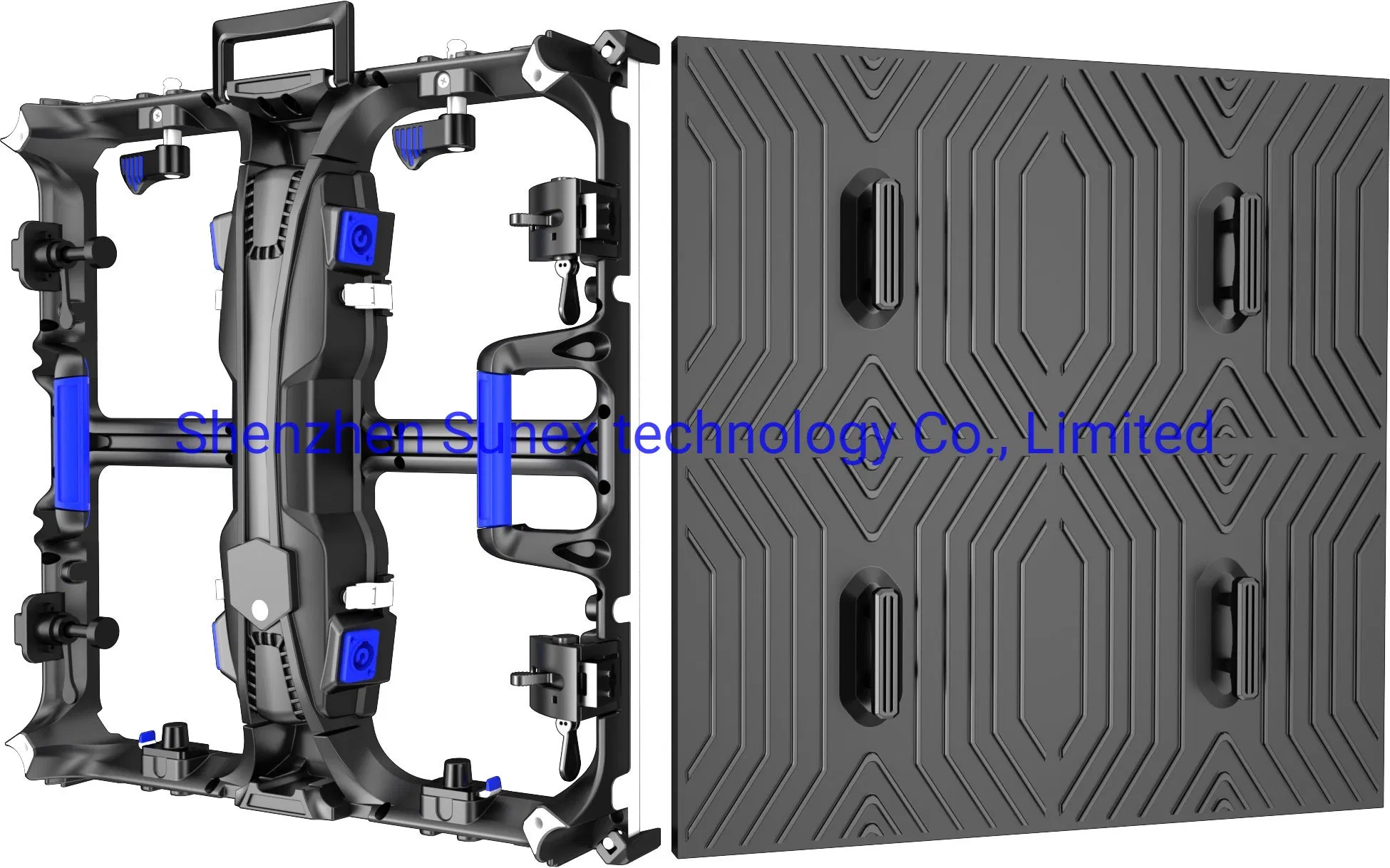 P1.9 P2.6 P2.976 P3.91 P4.81 Curved Die Casting Aluminum Cabinet Indoor Rental Events LED Screen Display