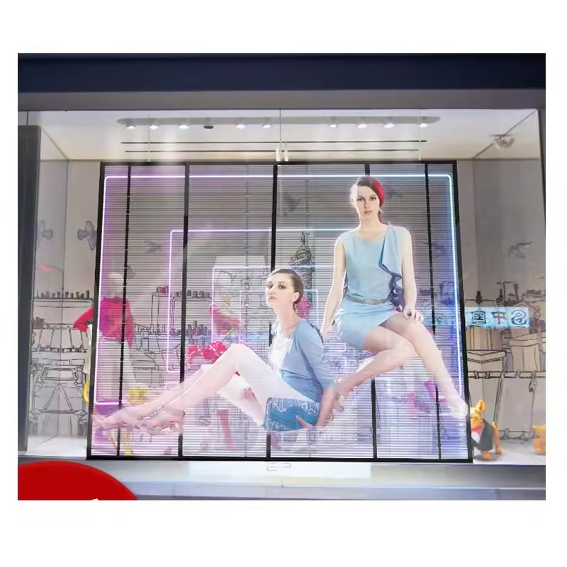 Transparent LED Film Display P3.91-7.81 LED Video Wall Screen Display