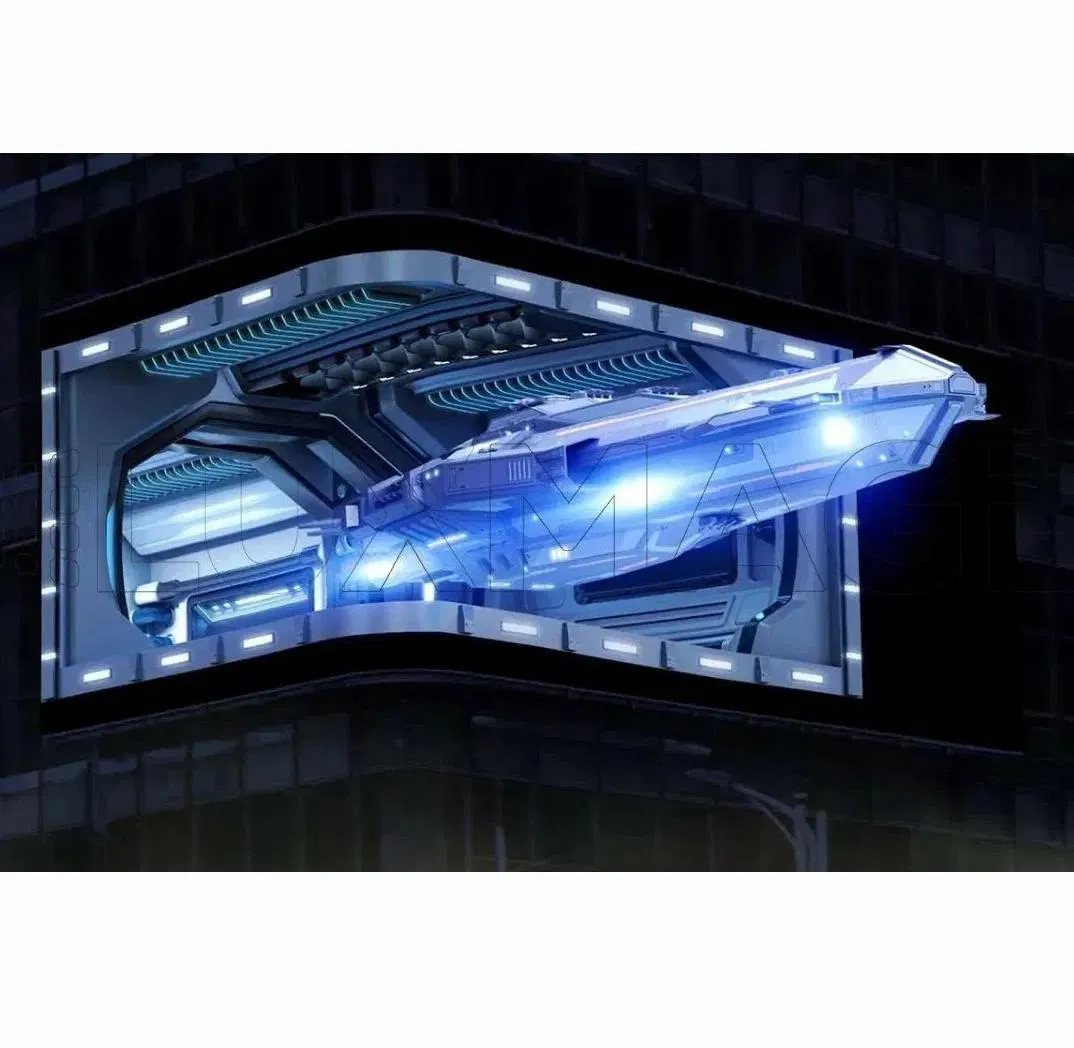 China Guangming 3D Giant External Waterproof P10 LED Display for Outdoor Advertising Screen