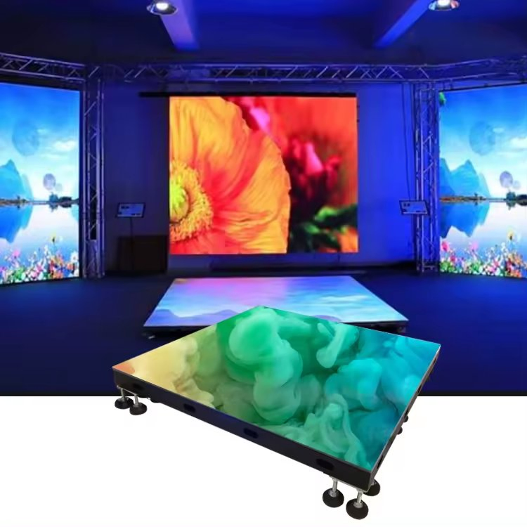 Full Color Interactive Digital Tile Wall Video Stagestand Wall Panels Dance Floor LED Screen Display