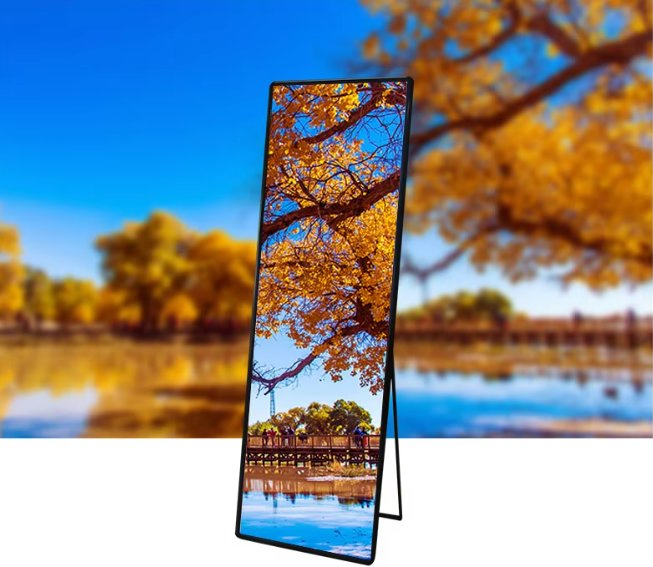 P1.538 Full Color HD Small Pixel Pitch Indoor Outdoor Poster LED Advertising Billboard Video Wall Screen