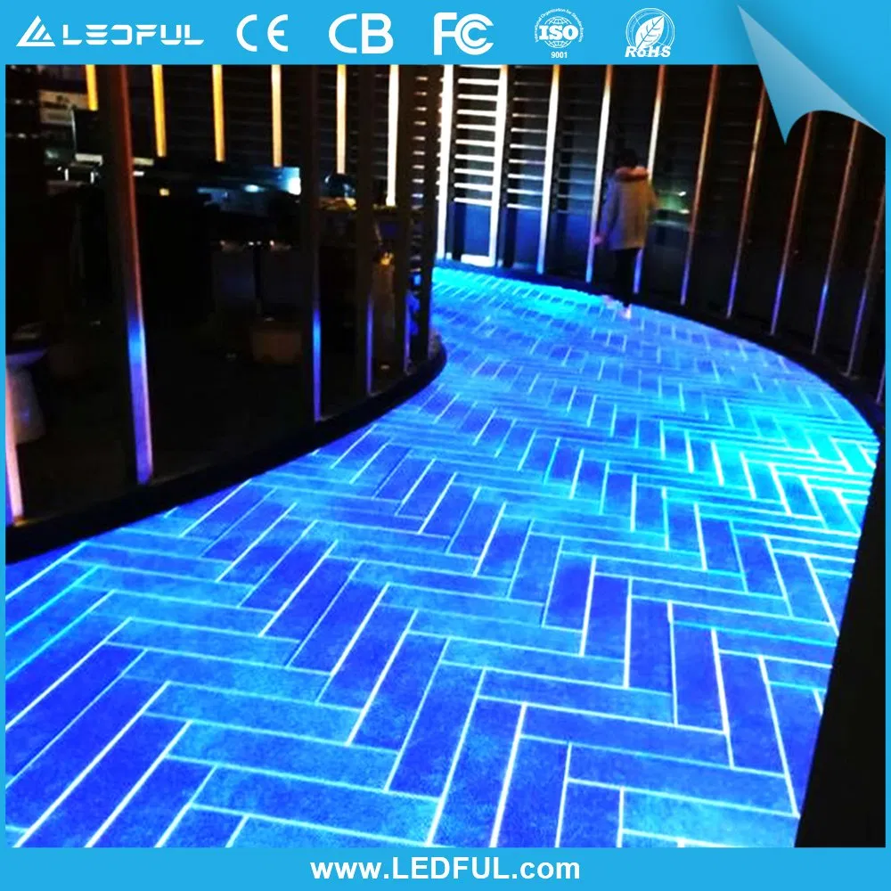 Fashion Promotional Interactive LED Dance Floor Panels Display for DJ/Disco/Party/Music