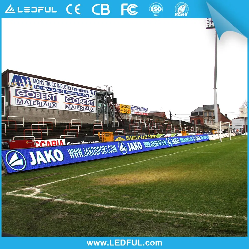 P16 Stadium Fence LED Display Football Perimeter LED Panel Stadium Electronic Advertising