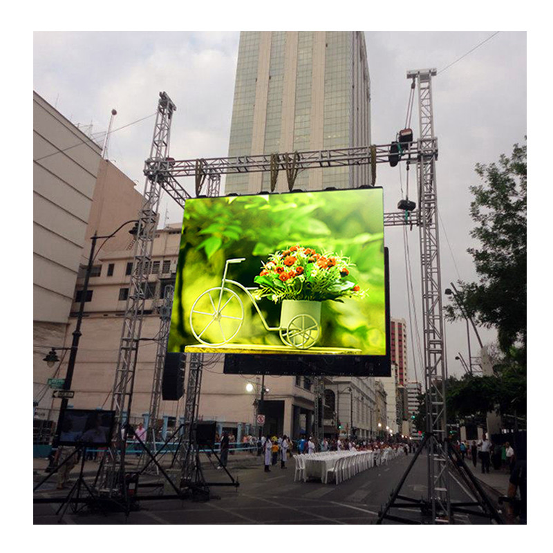 Stage Background Portable LED Video Wall Display RGB Full Color Small Pitch P5 HD Front Service Outdoor LED Display