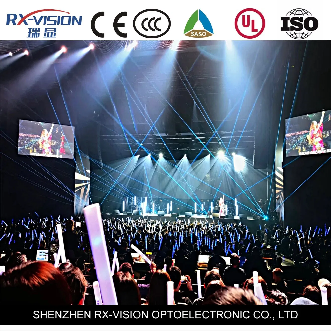 P2.97 P3.91 P4.81 500*1000 Indoor Rental LED Display High Refresh Stage Background LED Display Big Screen Digital Signage and Displays