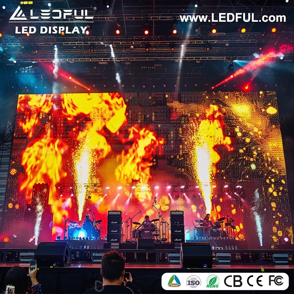 P4.81 SMD Weatherproof LED Video Wall for Outdoor Event Use